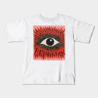 Bird's eye Risograph Kids T-Shirt